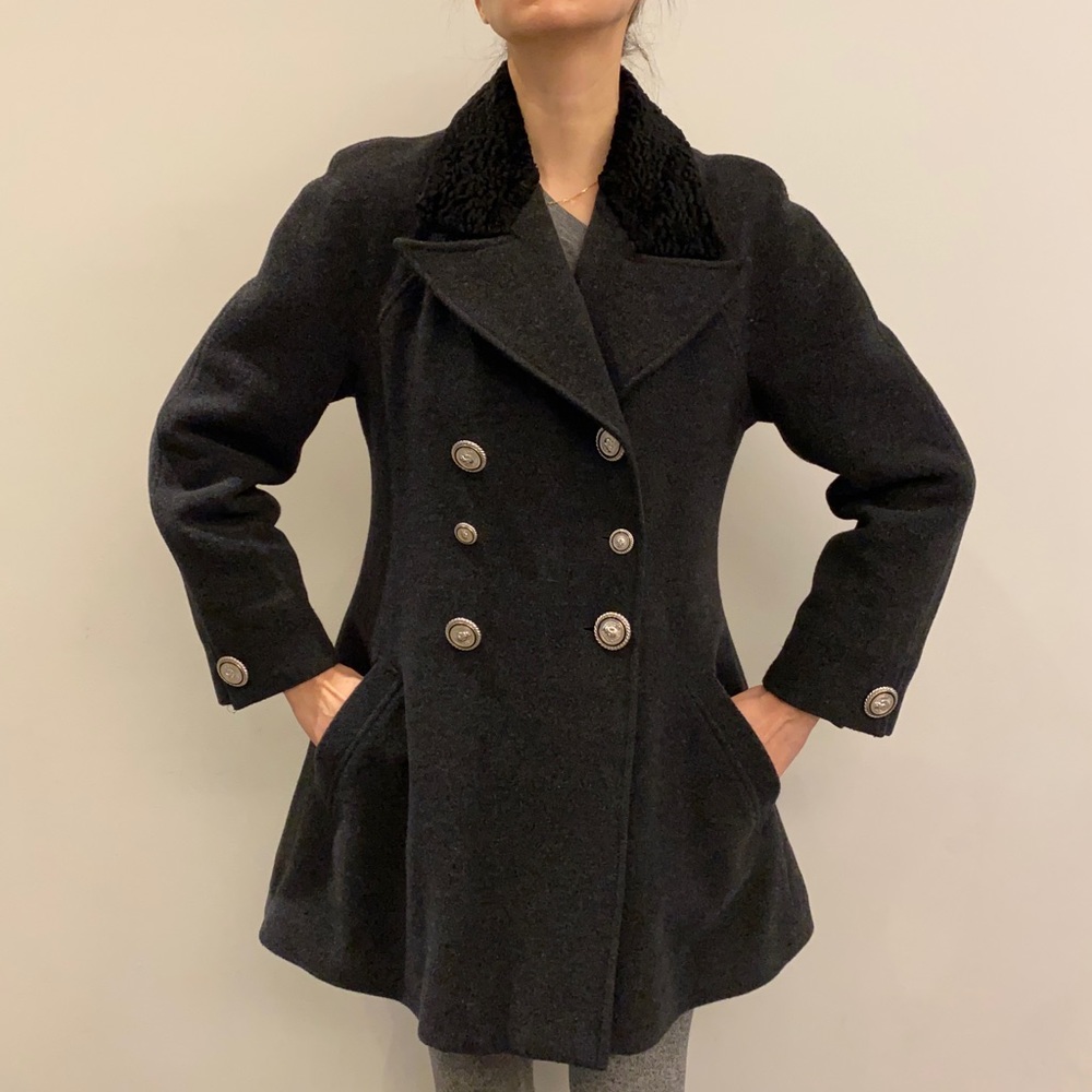 Versus Gianni Versace Vintage A-line coat women’s sz 4
